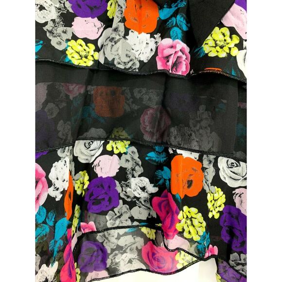 Disney D-Signed Asymmetrical Floral High Low Skirt - Picture 3 of 8